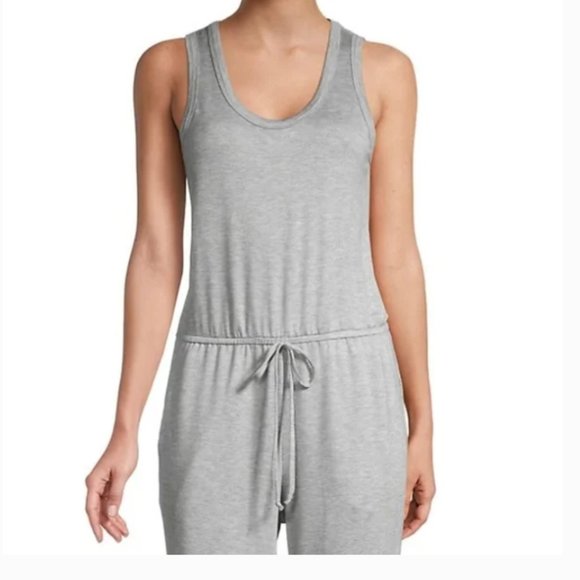 New With Tags Supply & Demand Mott / Saks 5th Heathered Grey Jumpsuit, L - Picture 2 of 11